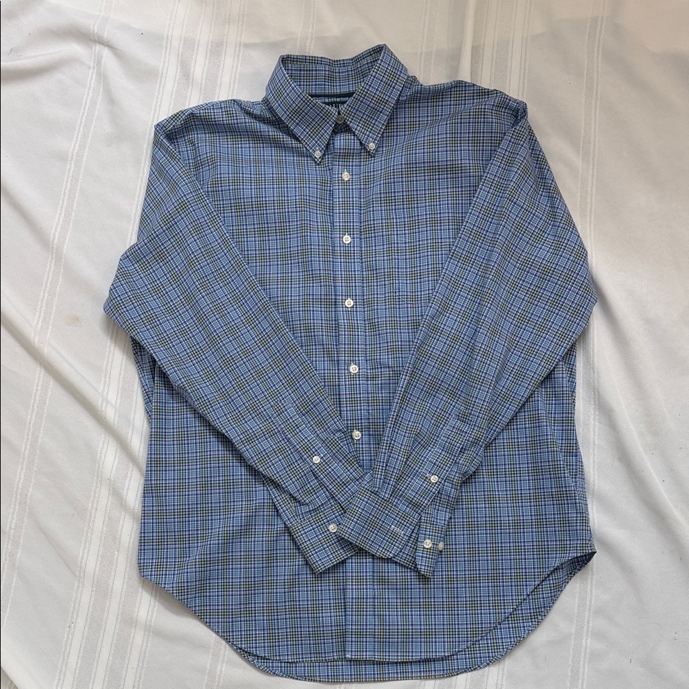 Lauren Ralph Lauren Men's Blue Plaid Shirt